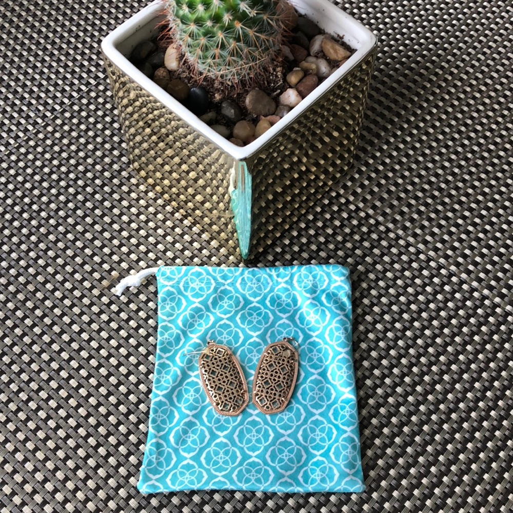 Kendra Scott Rose Gold Metal Earrings